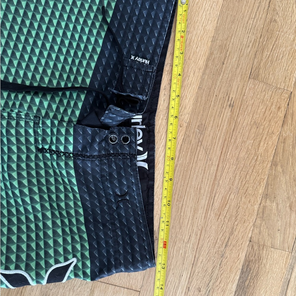Hurley Black Swim Shorts with White Logo